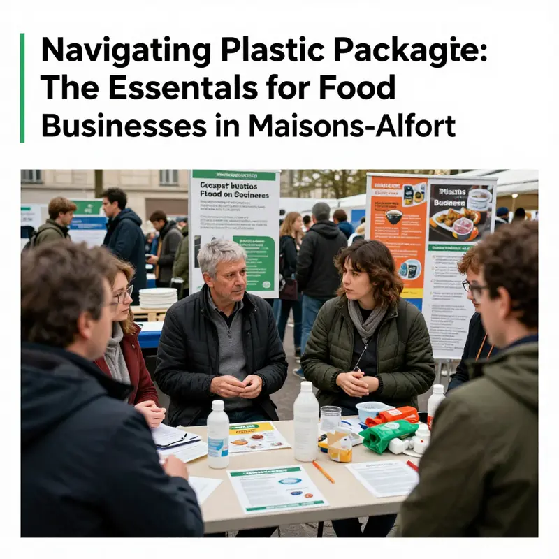 The impact of microplastics on food containers in Maisons-Alfort, illustrating contamination risks.