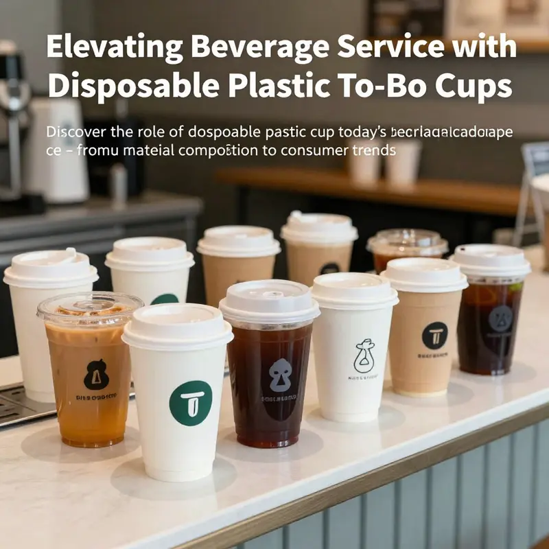 A counter at a café showcasing a colorful range of disposable plastic to-go cups, illustrating their popularity and usage.