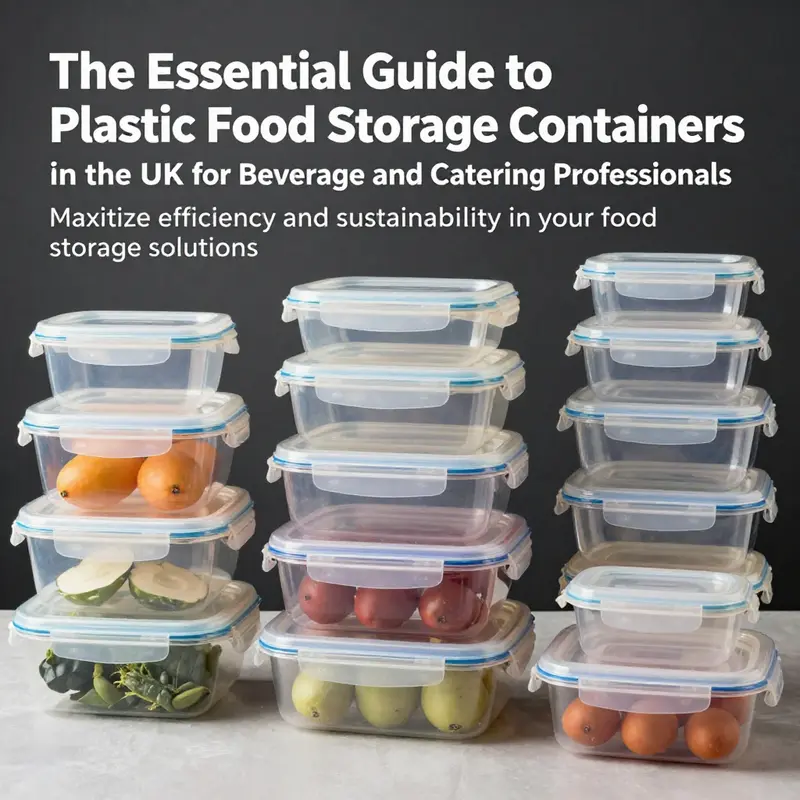 Collection of plastic food storage containers illustrating a range of sizes and designs suited for diverse culinary needs.