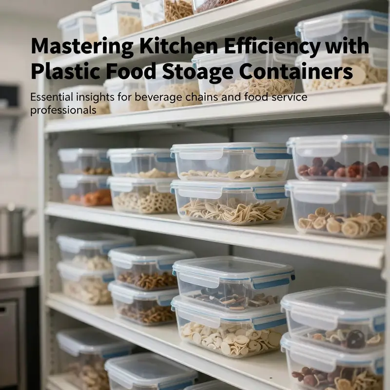 A well-organized kitchen featuring a variety of plastic food storage containers.
