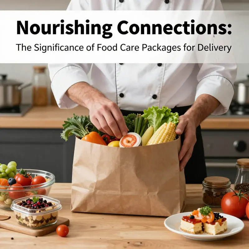 Food care packages offer emotional support and essential nourishment, bridging the distance with love and care.
