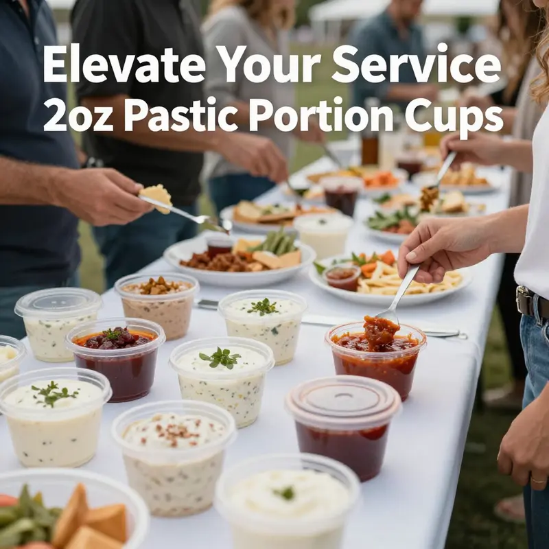 Crystalware Disposable 2oz Portion Cups: Lightweight yet durable, perfect for hot and cold items.