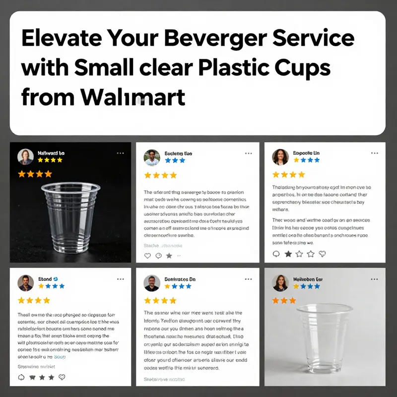 Detailed view of 7 oz clear plastic cups demonstrating their clarity and intended beverage use.