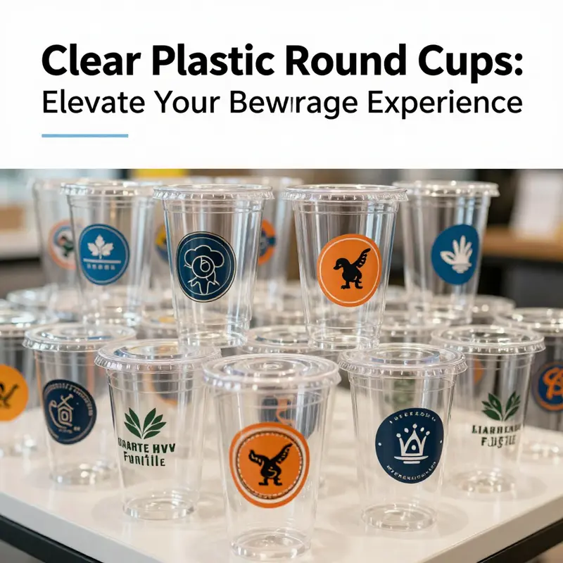 Enjoying the benefits of PET and PP cups: durable, clear, and visually appealing.