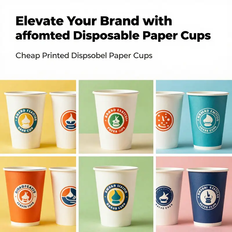 Explore the diverse customization options available for printed disposable paper cups, enhancing your brand’s visibility.