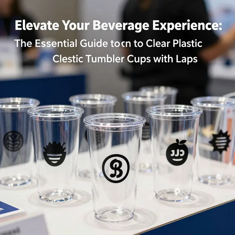 High-quality PET and PP materials used in clear plastic tumbler cups ensure clarity and durability.