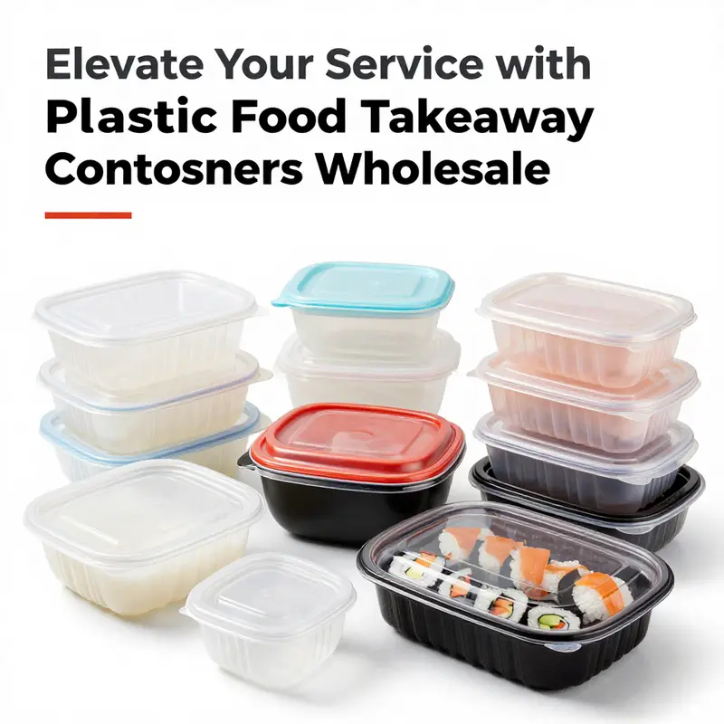 Varieties of materials in plastic takeaway containers: from polypropylene to PET, highlighting their unique properties.