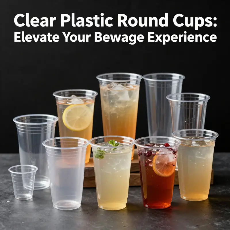 Enjoying the benefits of PET and PP cups: durable, clear, and visually appealing.