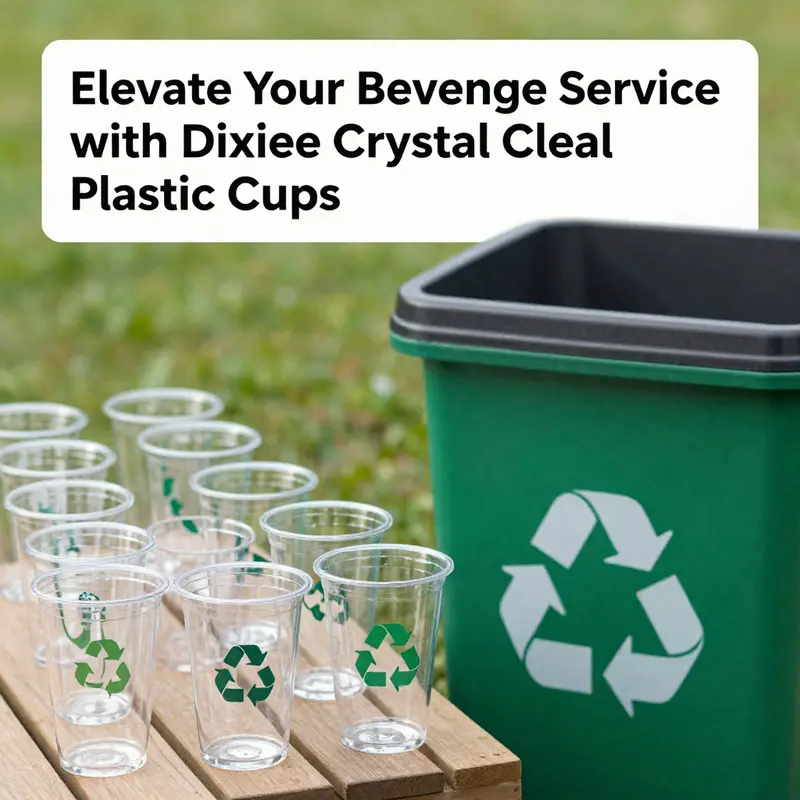 The durable design and clarity of Dixie Crystal Clear Plastic Cups enhance beverage presentation.
