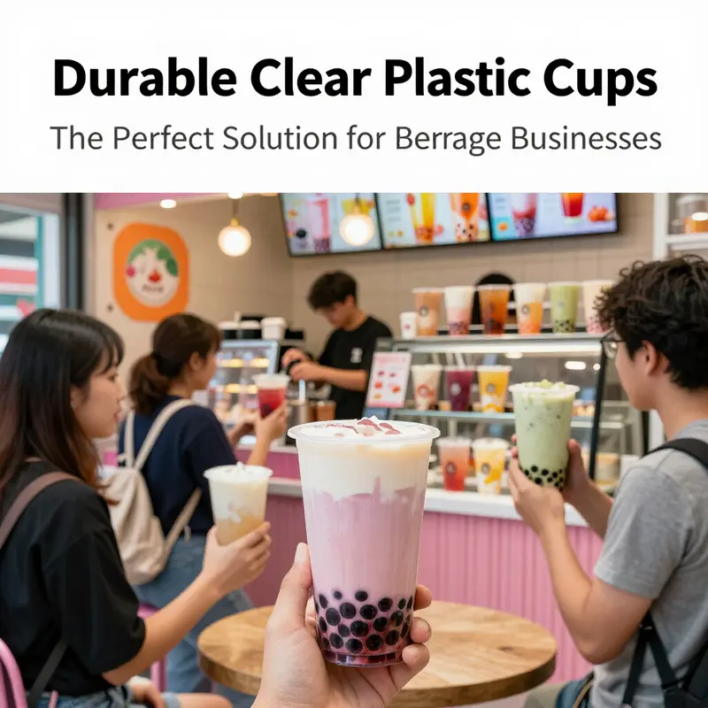 The clarity and strength of durable clear plastic cups crafted from high-quality materials.