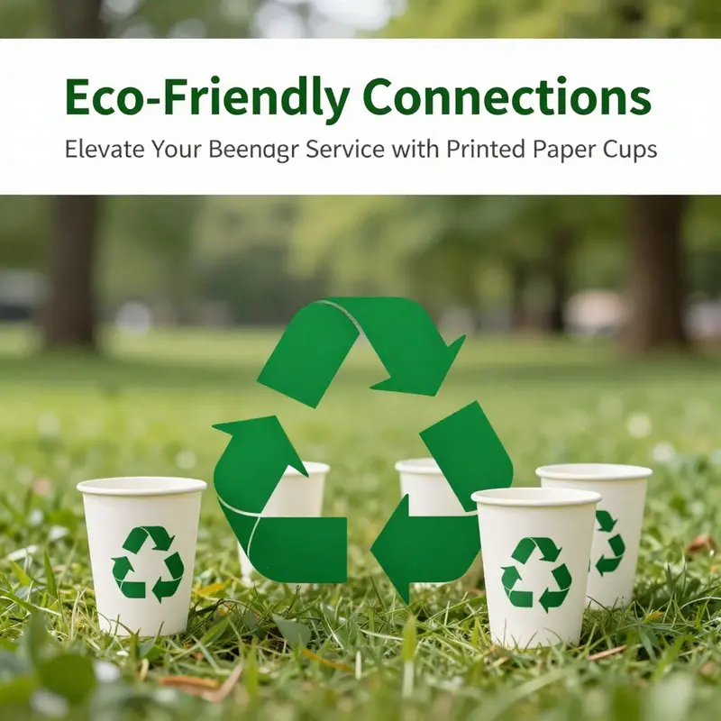 A diverse selection of customized paper cups showcasing unique branding elements.