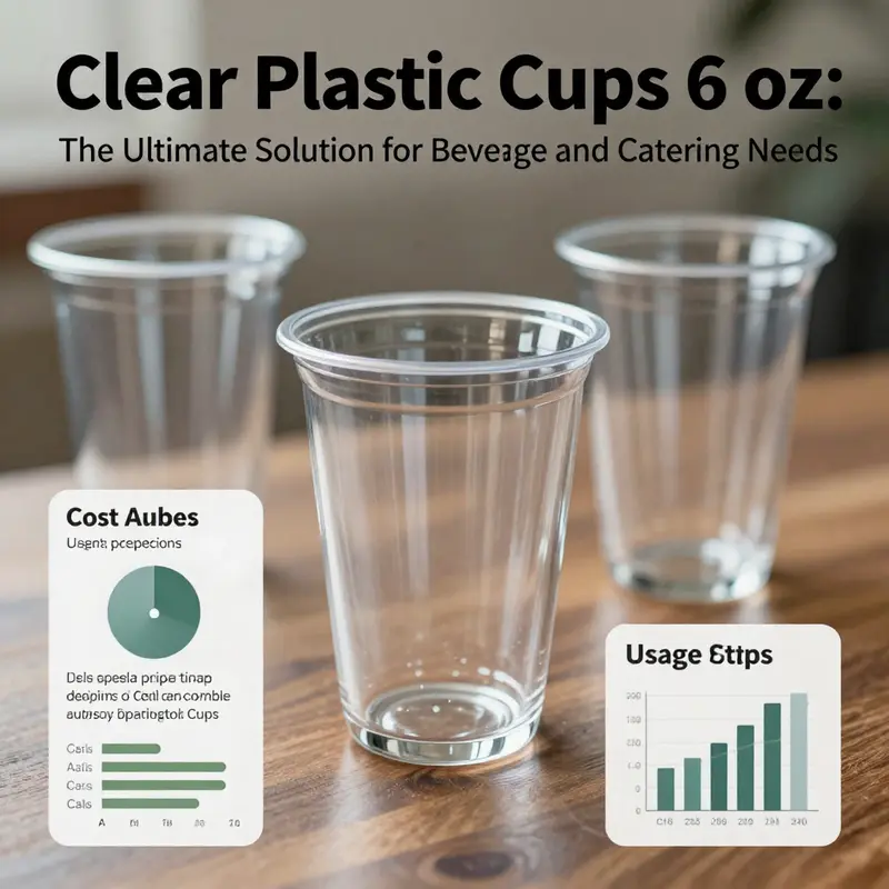 The manufacturing process of 6 oz clear plastic cups, highlighting the machinery and materials used.