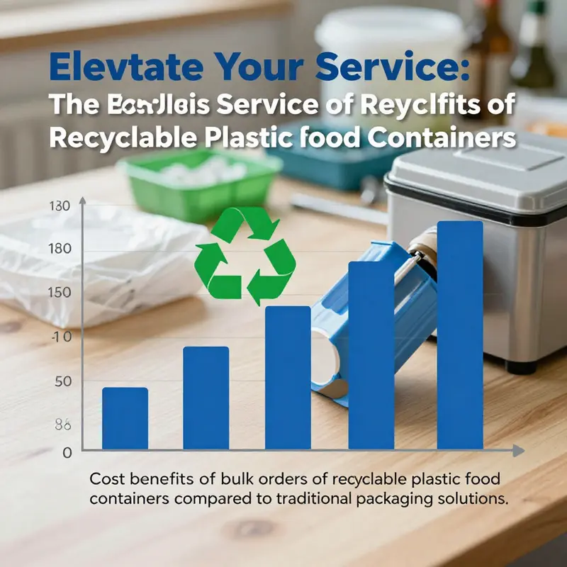 An array of recyclable plastic food containers used in diverse food services.
