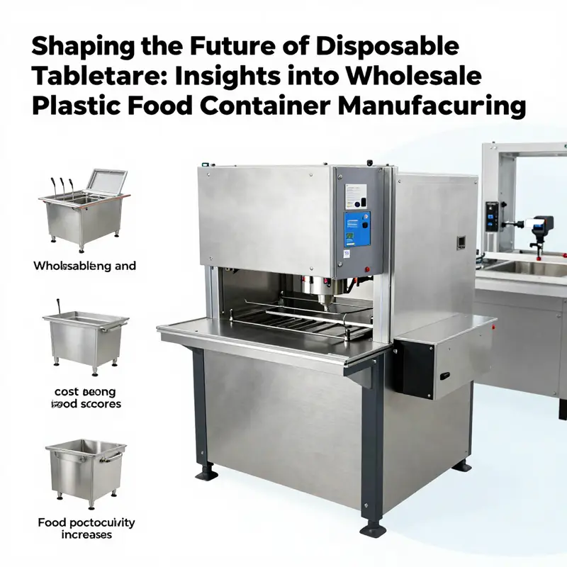 Advanced machines enhancing efficiency in producing disposable food containers.
