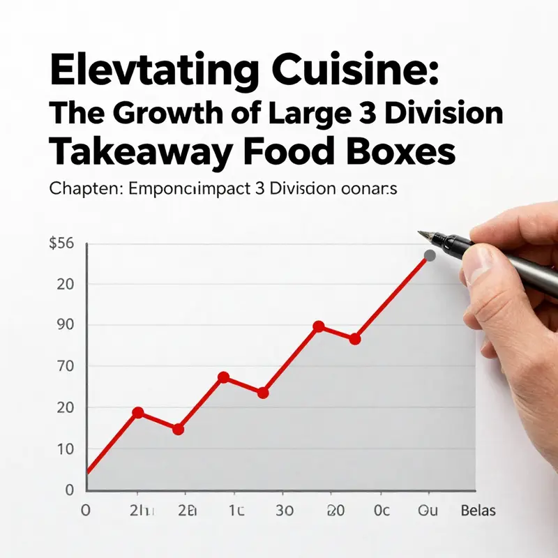 Market dynamics show the growing demand for large 3 division takeaway food boxes.