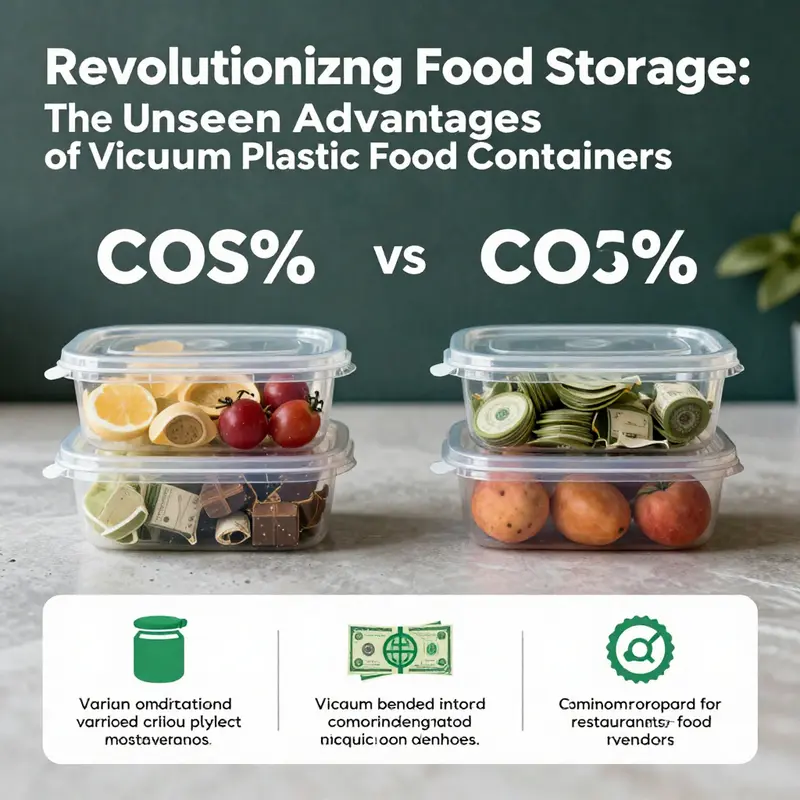The advanced engineering of vacuum plastic food containers enhances their preservation capabilities.