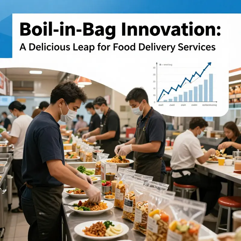 The integration of advanced technology in boiling meals amplifies convenience and reliability for food delivery services.
