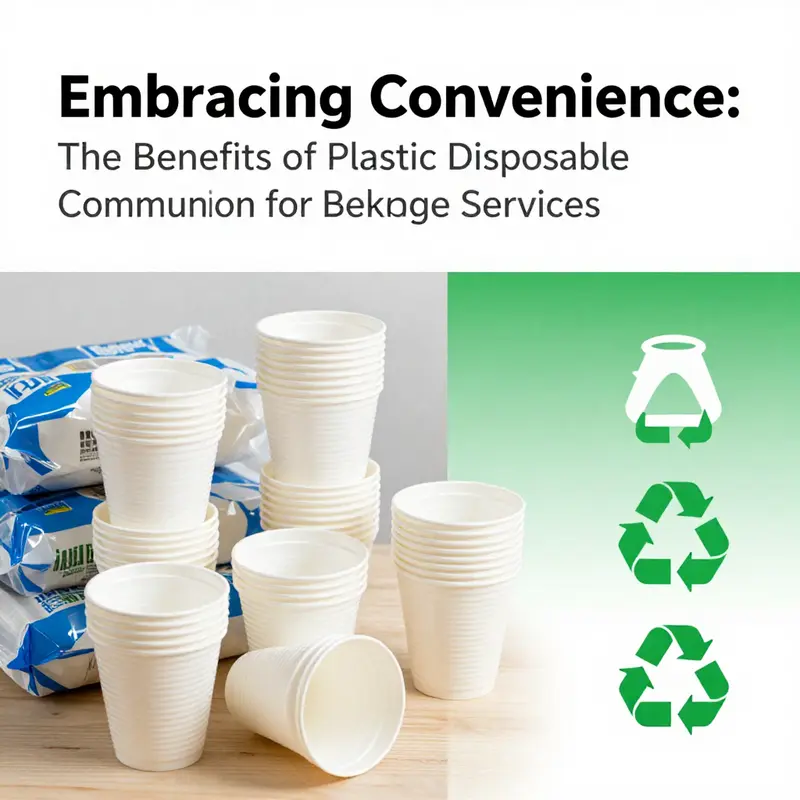 Plastic disposable communion cups offer practical solutions for seamless service in various establishments.