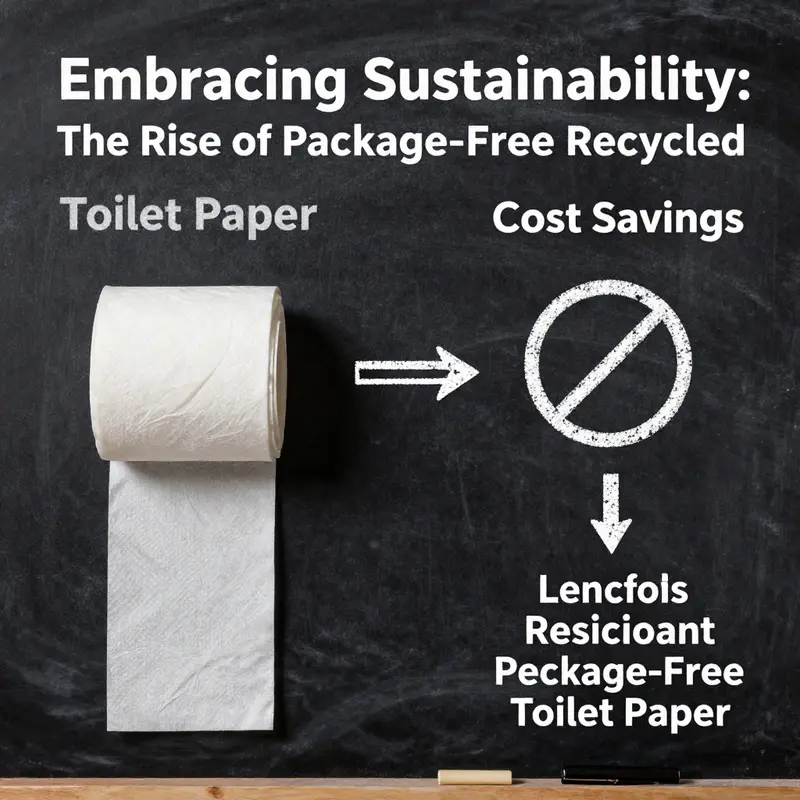Innovative package-free toilet paper solutions showcasing minimalist designs.
