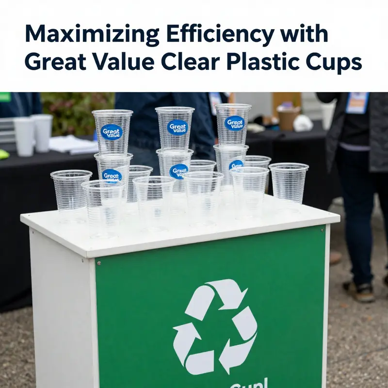Experience the clear quality of Great Value clear plastic cups filled with vibrant beverages.