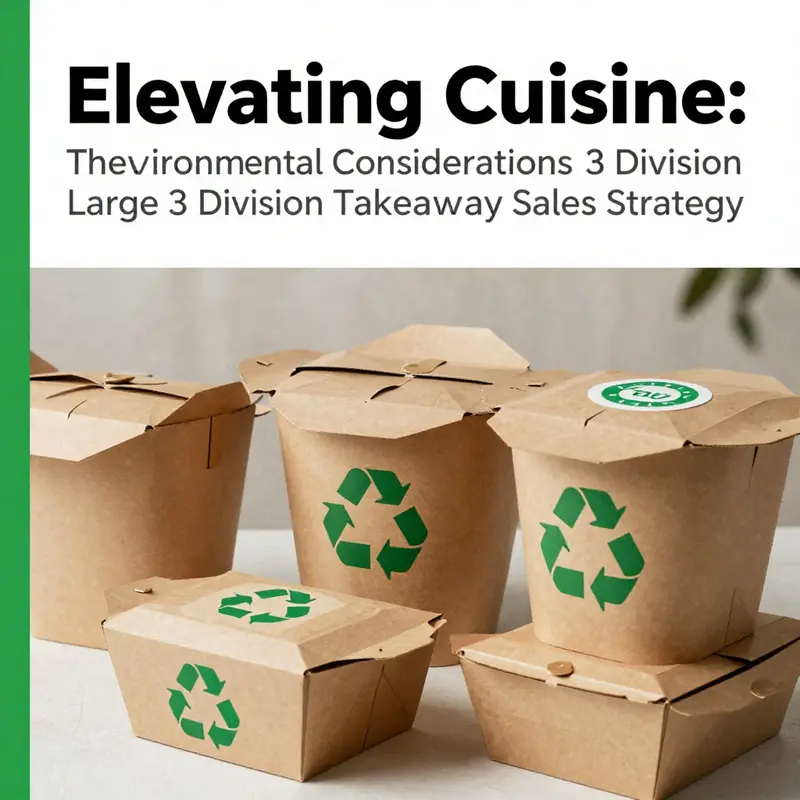 Market dynamics show the growing demand for large 3 division takeaway food boxes.