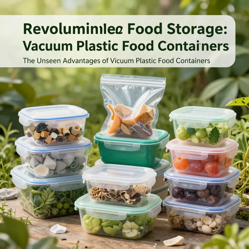 The advanced engineering of vacuum plastic food containers enhances their preservation capabilities.