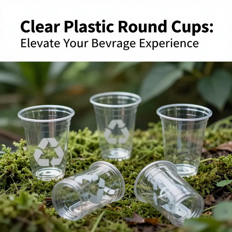 Enjoying the benefits of PET and PP cups: durable, clear, and visually appealing.