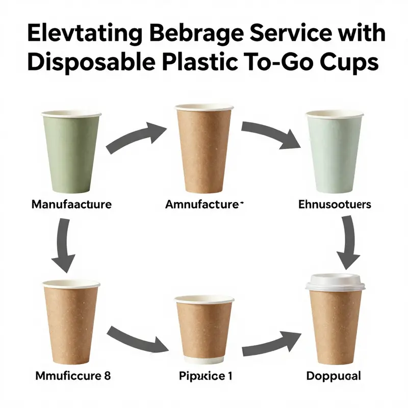 An array of disposable plastic to-go cups demonstrating different materials and design features.