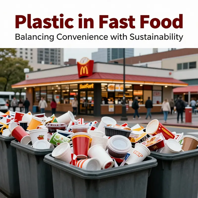 The environmental consequences of fast food plastic waste in urban environments.