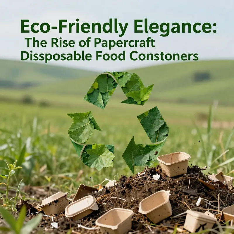 An assortment of papercraft disposable food containers highlighting their diverse types and properties.
