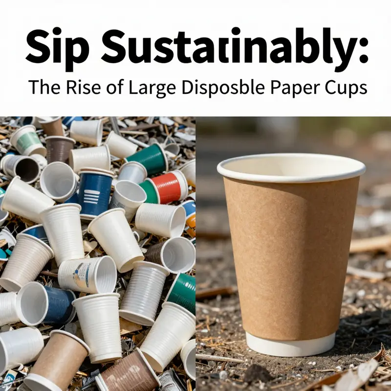 The assembly line demonstrates the intricate manufacturing processes involved in producing large disposable paper cups.