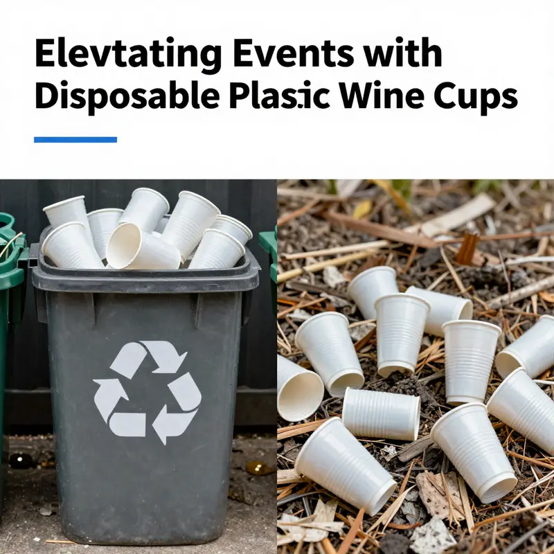 Various disposable plastic wine cups made from food-grade plastics like polypropylene and polystyrene.