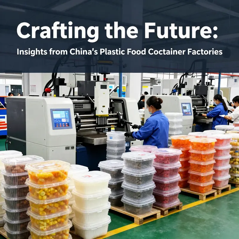 A glimpse into the dynamic operations of a plastic food container factory, highlighting its role in the supply chain.