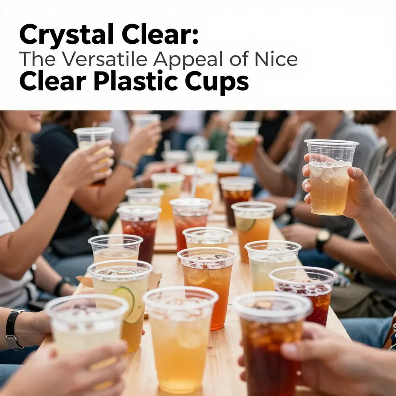 Outdoor event scene with colorful drinks served in nice clear plastic cups, capturing the lively atmosphere.