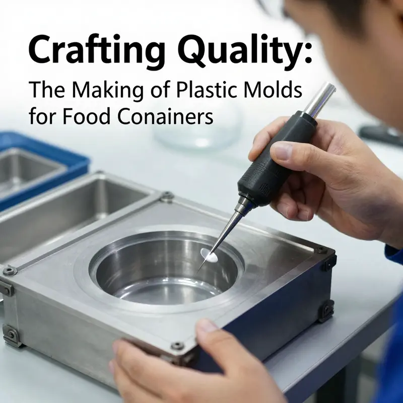 Detailed designs of food container molds using CAD software.