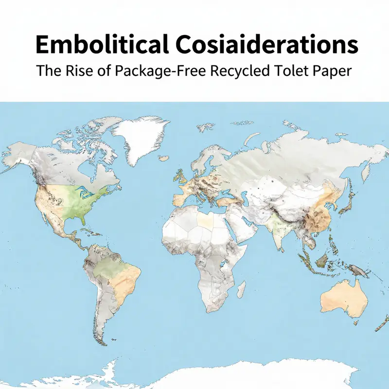 Innovative package-free toilet paper solutions showcasing minimalist designs.