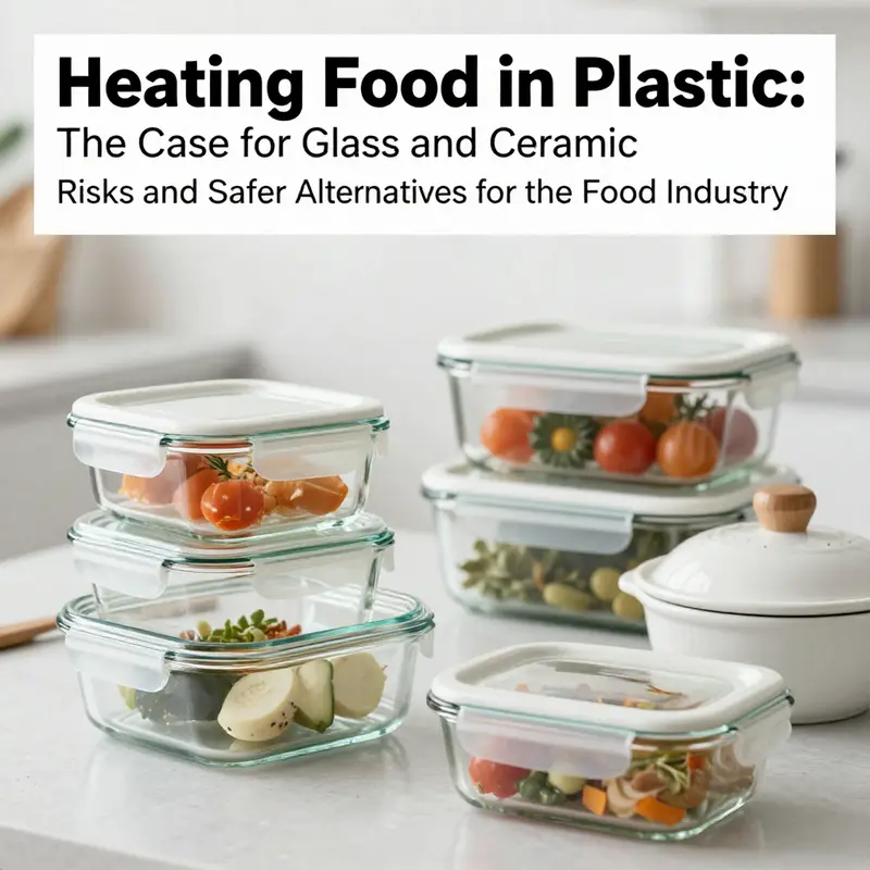 The health risks associated with heating food in plastic containers.