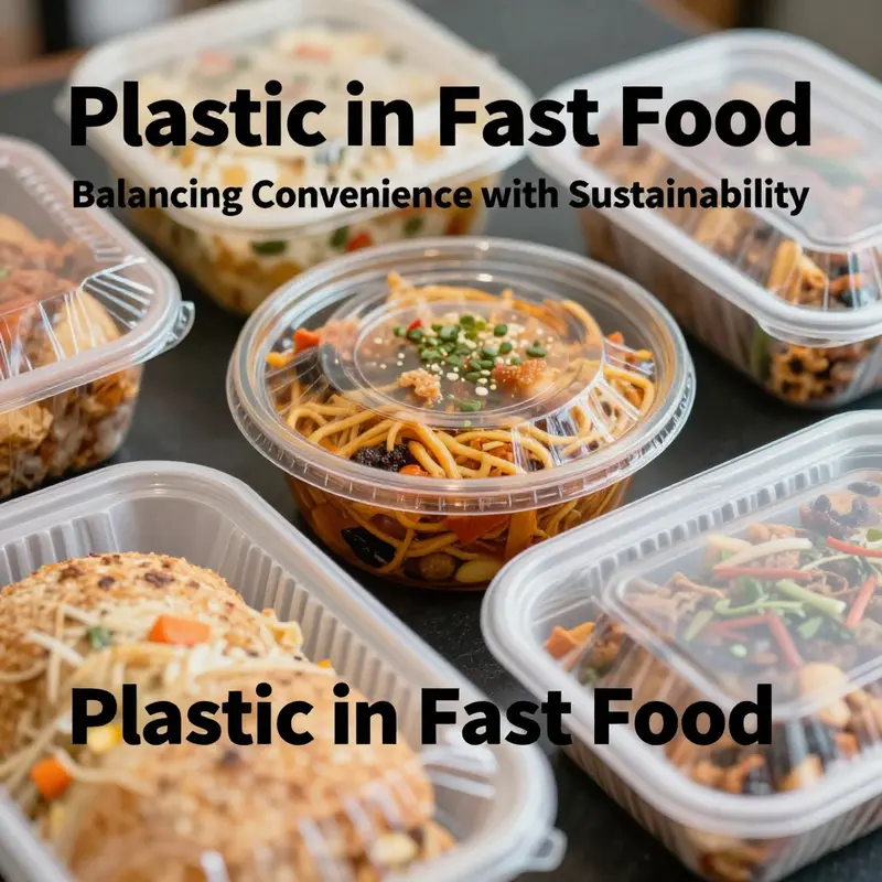 The environmental consequences of fast food plastic waste in urban environments.