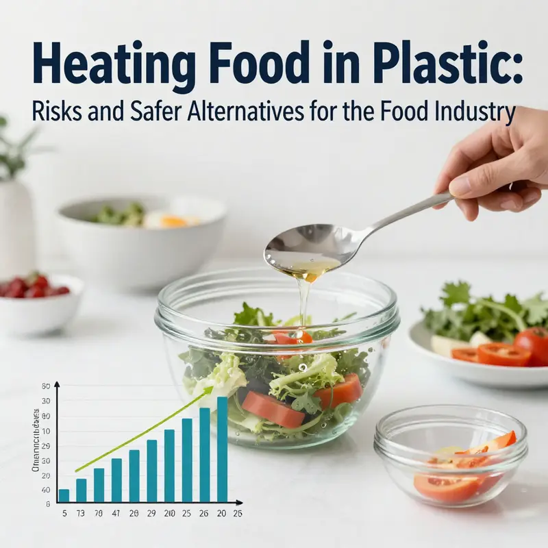 The health risks associated with heating food in plastic containers.