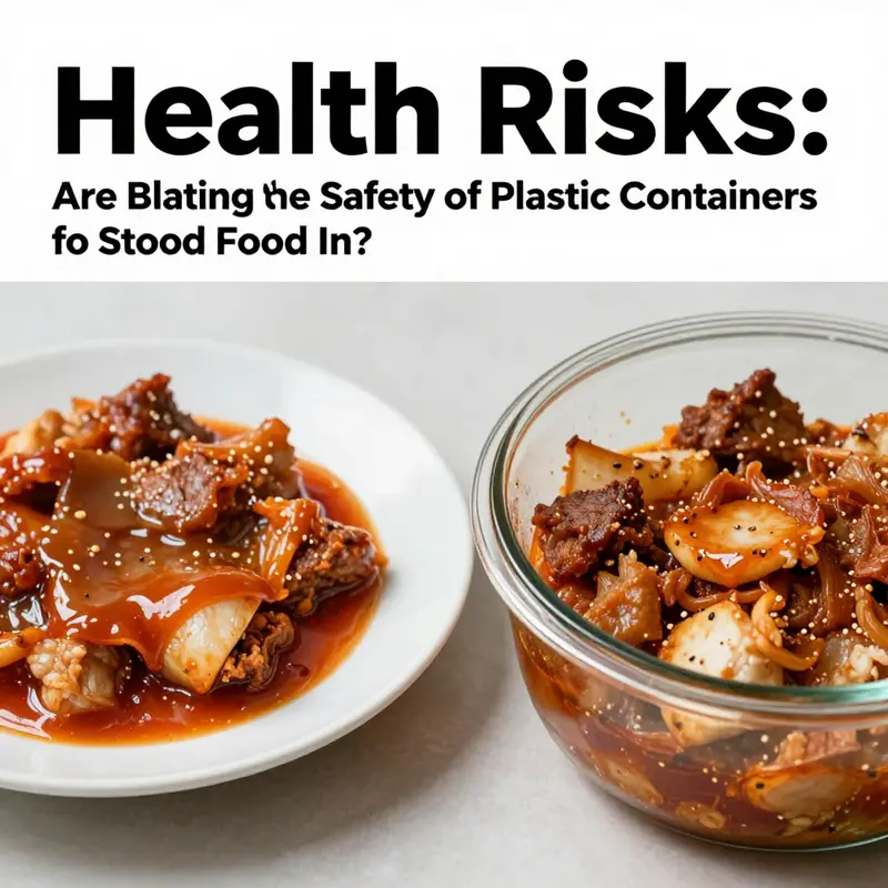 Different types of food-grade plastics suitable for food storage.