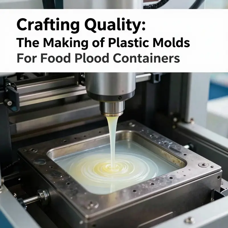 Detailed designs of food container molds using CAD software.