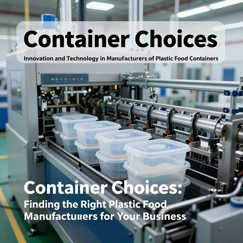 Overview of leading manufacturers in the plastic food container industry.