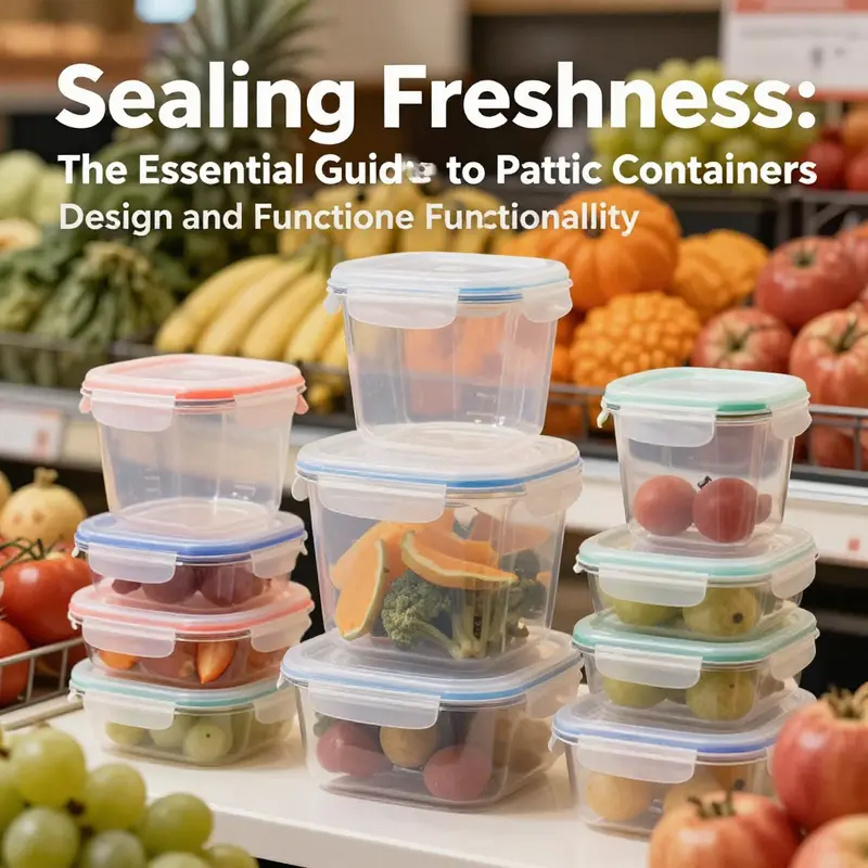 Diverse watertight plastic containers showcasing quality materials and exceptional sealing features.
