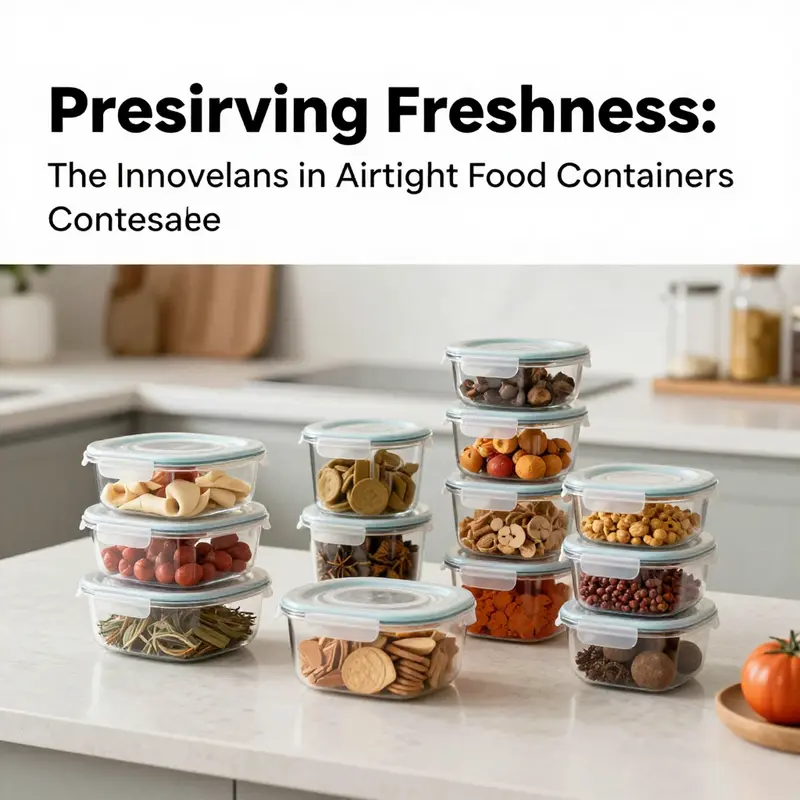 The wholesale market for airtight food containers is diverse and bustling, meeting the demands of various food service industries.