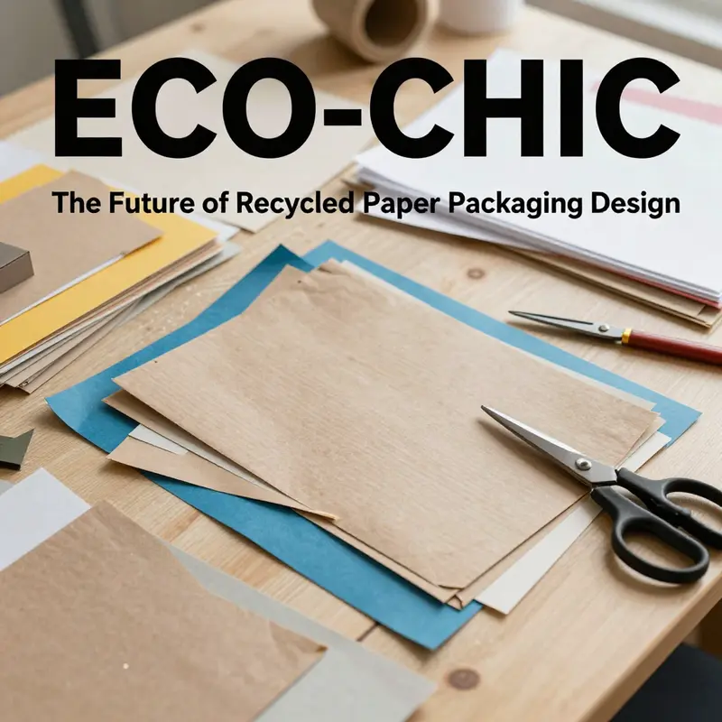 Innovative techniques in recycled paper packaging design create unique textures and aesthetics.
