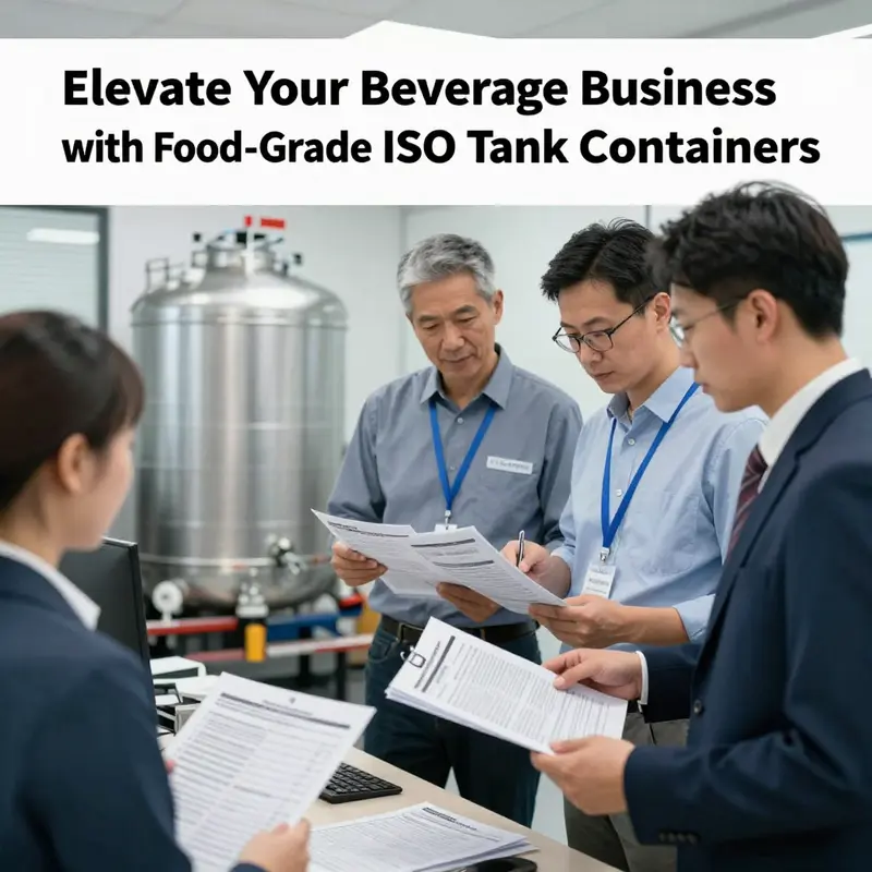 Food-grade ISO tank containers ready for wholesale distribution.