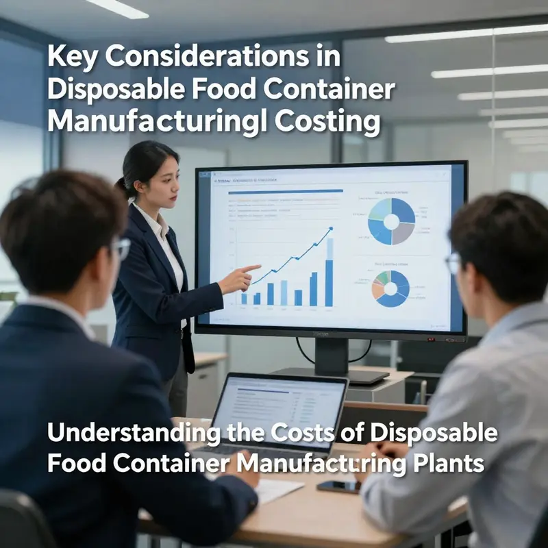 Investing in advanced machinery is crucial for effective disposable food container production.