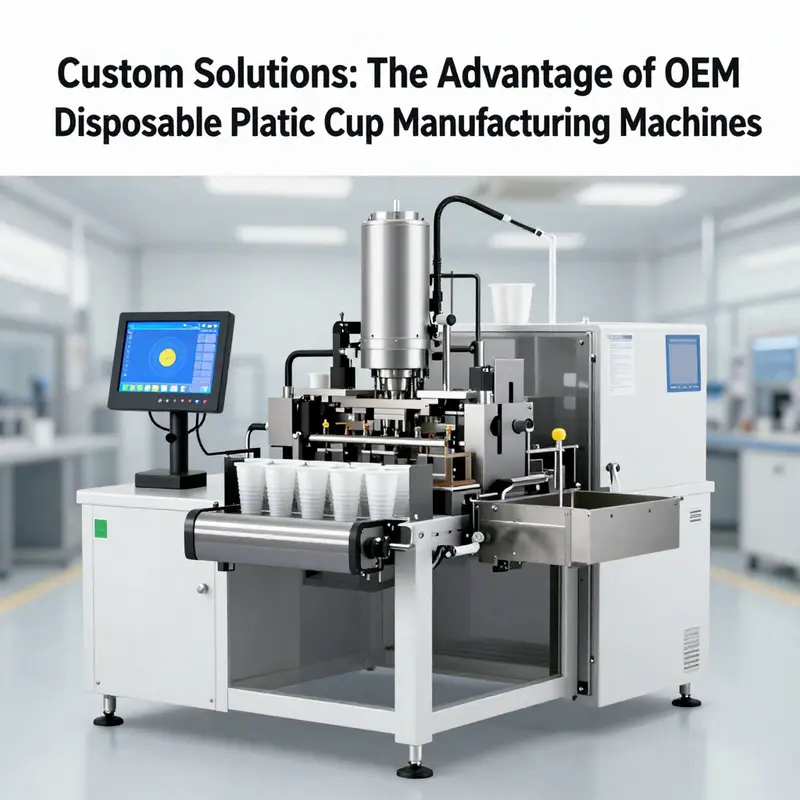 Key features of modern OEM disposable cup manufacturing machines, highlighting automation and efficiency.