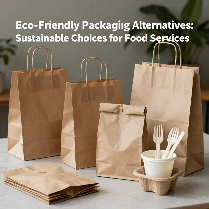 An array of bagasse packaging showcasing its versatility and eco-friendly nature.