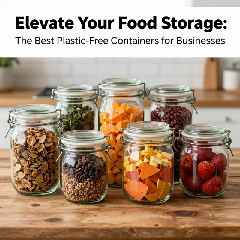 Le Parfait glass jars exemplifying freshness and safety in food storage.